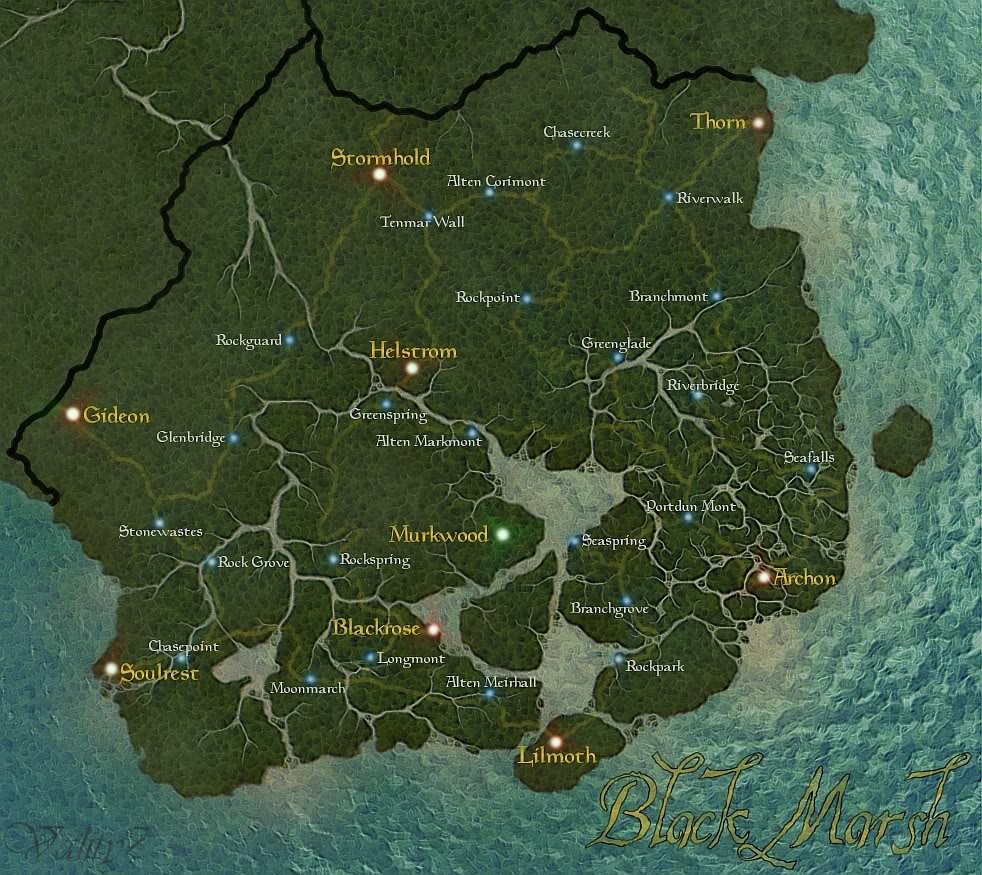 Community modified Black Marsh Map